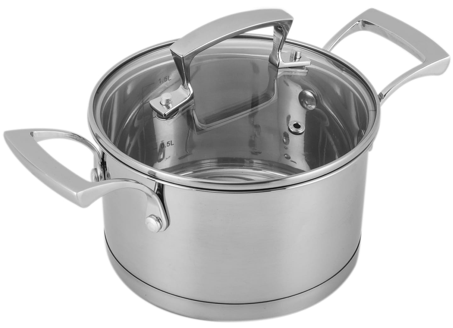 Каструля Krauzer Graphite 1.8 л 16 см (78311) - Фото 1