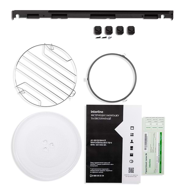 Фото - Мікрохвильова піч (НВЧ) вбудована Interline MWC 320 SSG BA
