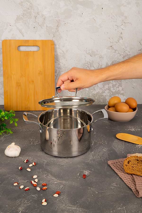 Фото - Каструля Krauzer Graphite 2.5 л 18 см (78312)