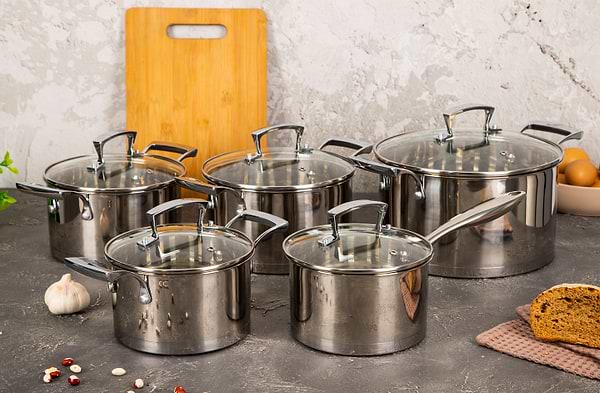 Фото - Каструля Krauzer Graphite 2.5 л 18 см (78312)