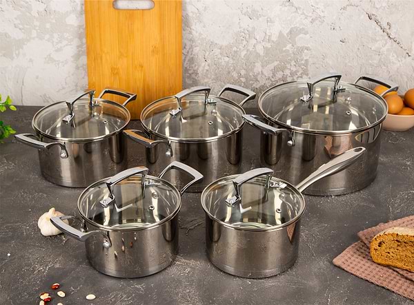 Фото - Каструля Krauzer Graphite 2.5 л 18 см (78312)