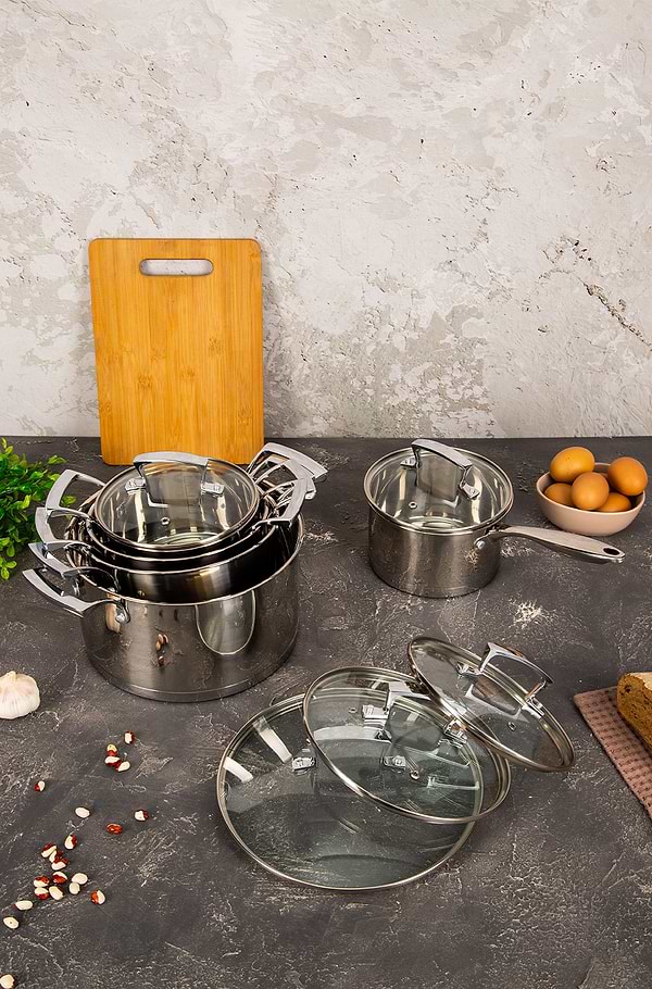 Фото - Каструля Krauzer Graphite 2.5 л 18 см (78312)