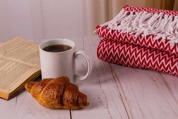 Фото - Плед полуторный Vladi Валенсия Antonio бело-красный 140х200.