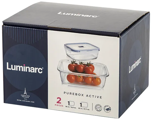 Фото - Уцінка - Набір ємностей для зберігання Luminarc Pure Box Active (P7644) #