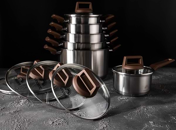 Фото - Каструля Vincent 5,8 л (VC-3186-24)