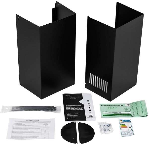 Фото - Витяжка декоративна Interline FLOW MATT BL A/60/GL/M