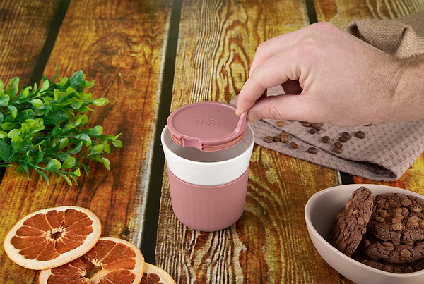 Фото - Термочашка Berghoff 3950136 LEO 0,25 мл керамічна