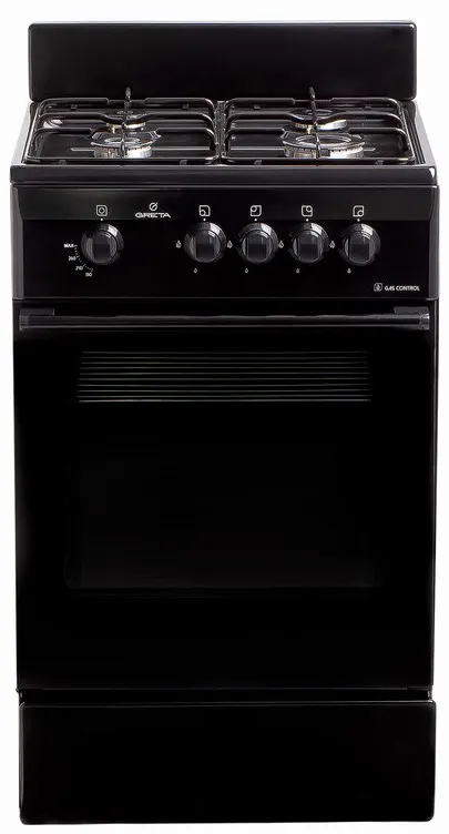 Фото - Плита газова Greta 1470-00-17АА черная Фото - Плита газова Greta 1470-00-17АА черная
