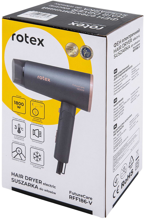 Фото - Фен Rotex RFF186-V FutureCare