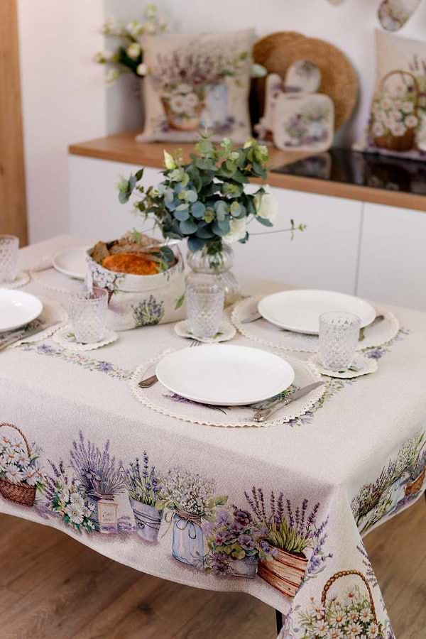 Фото - Скатертина прямокутна Прованс Provence 95x100 cм (039112)