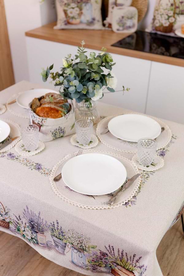 Фото - Скатертина прямокутна Прованс Provence 95x100 cм (039112)