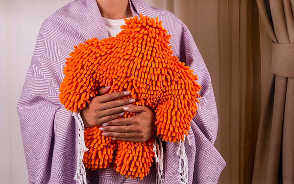 Фото - Плед полуторний Vladi Валенсія Parquet біл-гліцин 140х200