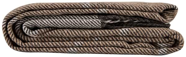 Фото - Плед полуторный Vladi Валенсия Harry бел-дым-песок 140х200