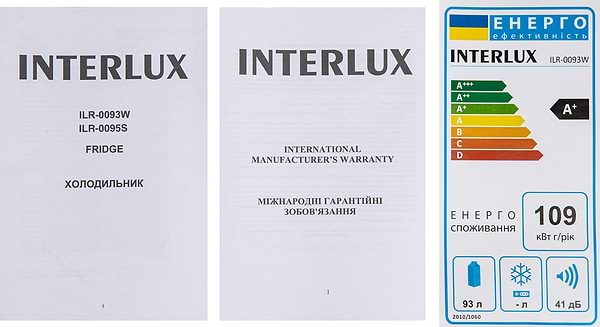Фото - Холодильник INTERLUX ILR-0093W