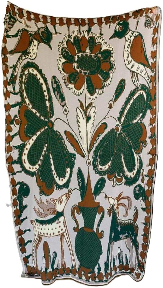 Плед односпальний Прованс Косівські мотиви 105х170 см (041847) - Фото 1