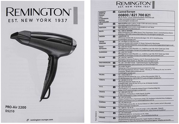 Фото - Фен Remington D5210 Pro-Air