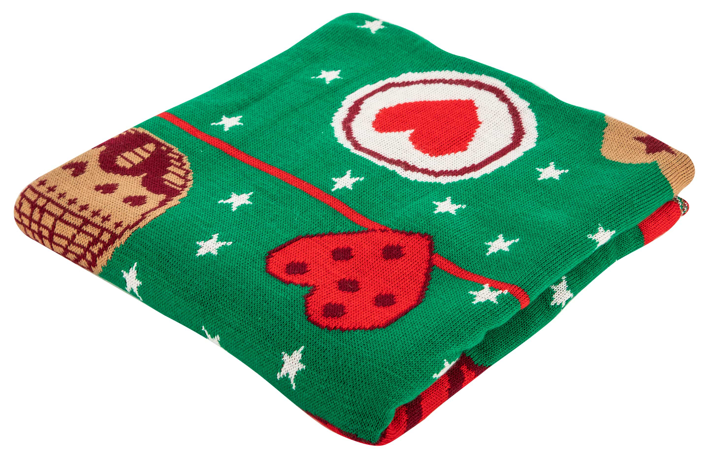 Плед односпальний Прованс Печиво Зелений 90х130 (023247)