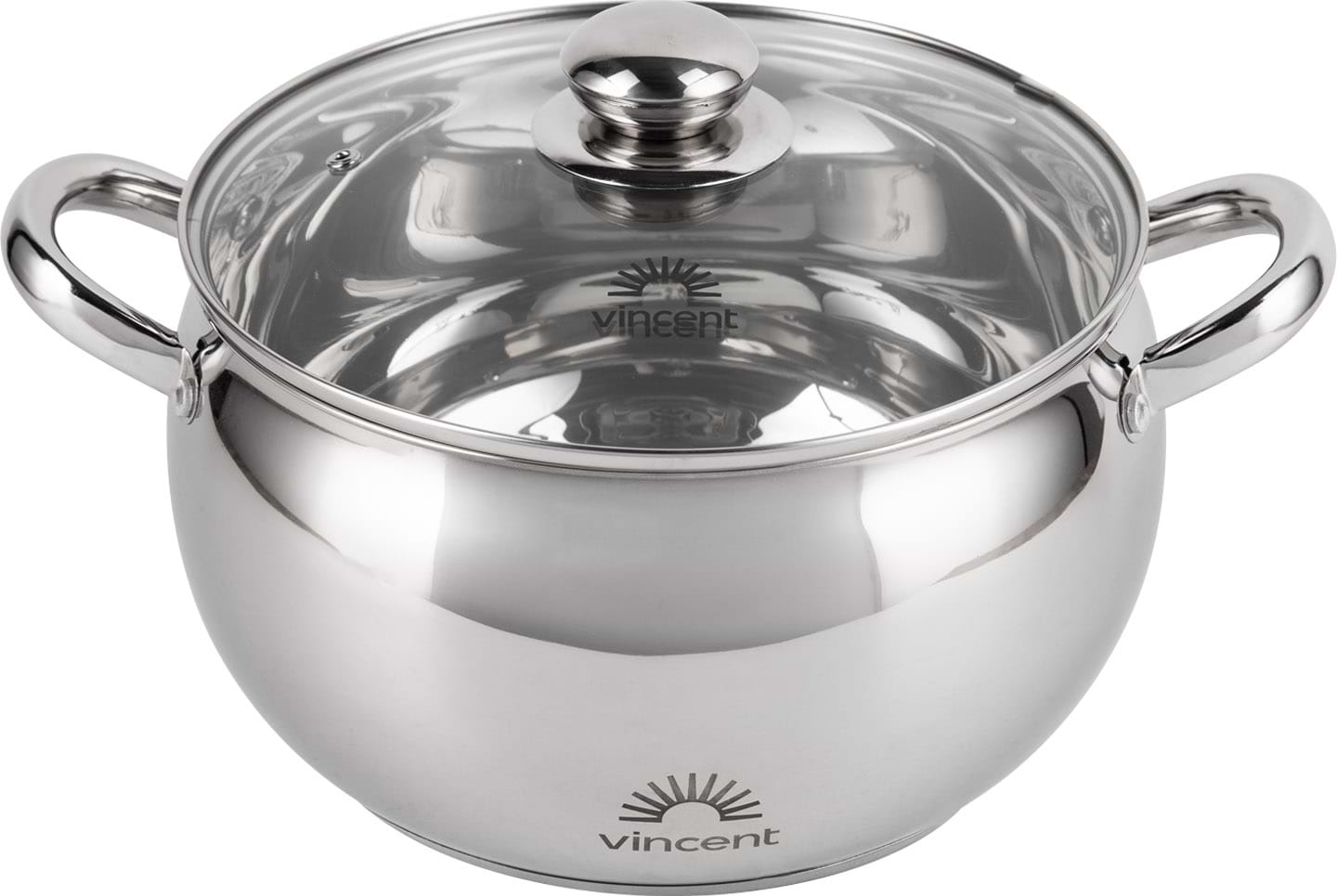 Каструля Vincent 24 см 6.2 л (VC-3168-24) - Фото 1