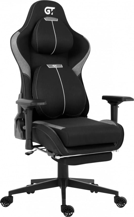 Фото - Крісло для геймерів GT Racer X-2308 Fabric Black/Gray