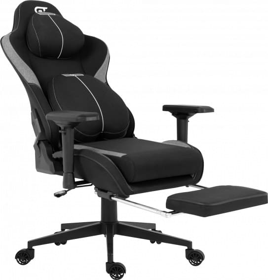 Фото - Крісло для геймерів GT Racer X-2308 Fabric Black/Gray