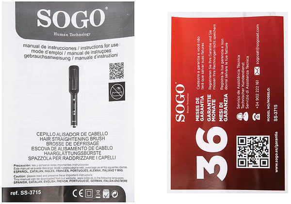 Фото - Вирівнювач волосся Sogo SS-3715