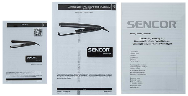 Фото - Выпрямитель волос Sencor SHI110BK