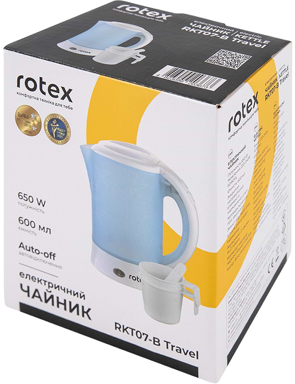 Фото - Електричний чайник Rotex RKT07-B Travel