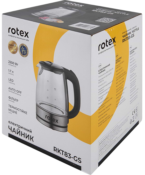 Фото - Электрический чайник Rotex RKT83-GS