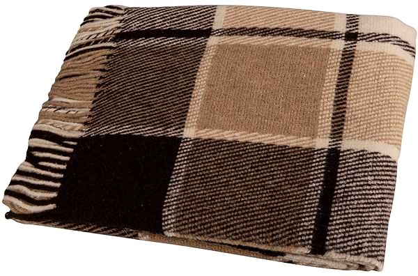 Фото - Плед полуторний Vladi Ельф Jack бел-бежево -коричневый 140х200