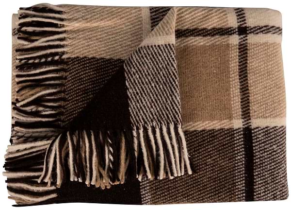 Фото - Плед полуторний Vladi Ельф Jack бел-бежево -коричневый 140х200