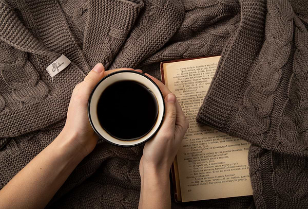 Фото - Плед полуторный Прованс "Глория" косы Шоколад 140х180 (017610)