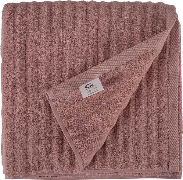 Фото - Полотенце банное GM Textile махровое Бабл Зеро Твист светло-коралловый 70х140