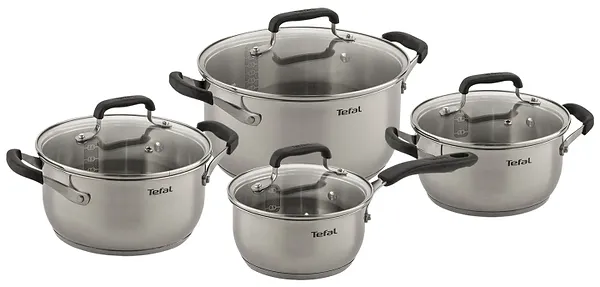 Фото - Набор посуды Tefal E493S874 Cook&Cool 8 пр., 18/20/24 см, сотейник 16 см с/кр