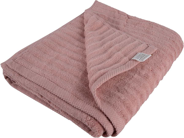 Фото - Рушник банний GM Textile махровий Бабл Зеро Твіст світло-кораловий 100х150
