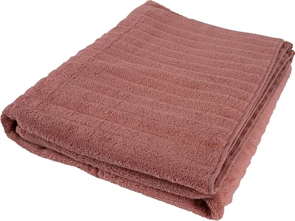 Фото - Рушник банний GM Textile махровий Бабл Зеро Твіст світло-теракотовий 100х150
