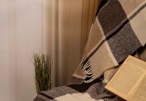 Фото - Плед полуторний Vladi Ельф Jack бел-бежево -коричневый 140х200