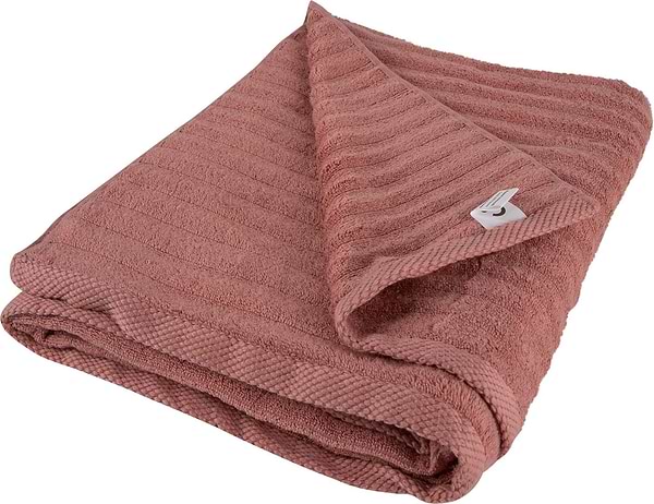 Фото - Рушник банний GM Textile махровий Бабл Зеро Твіст світло-теракотовий 100х150
