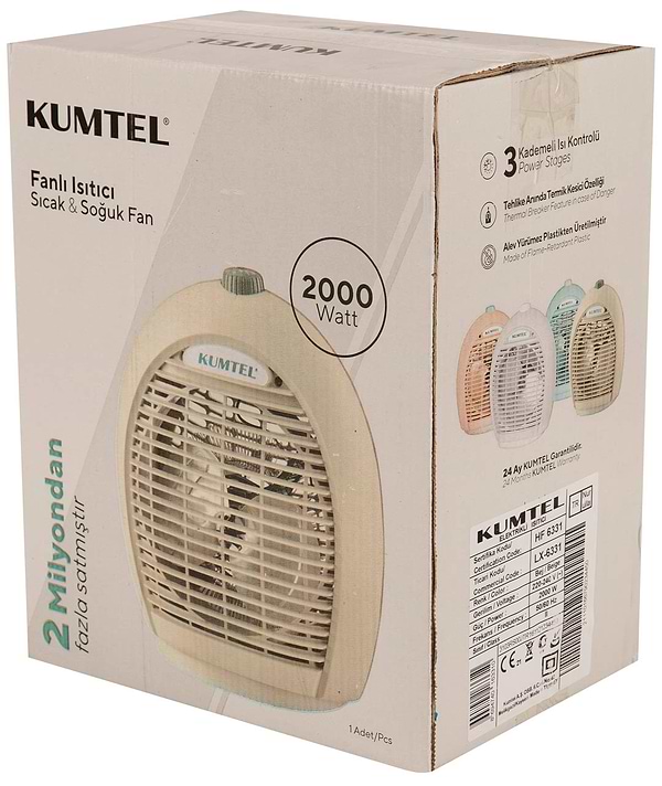 Фото - Тепловентилятор Kumtel LX-6331