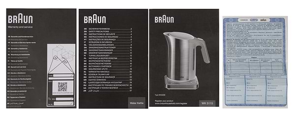 Фото - Електричний чайник Braun WK5115BK