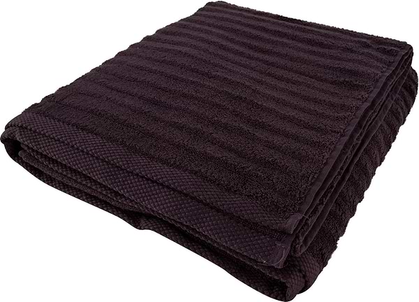 Фото - Рушник банний GM Textile махровий Бабл Зеро Твіст темно-коричневий 100х150