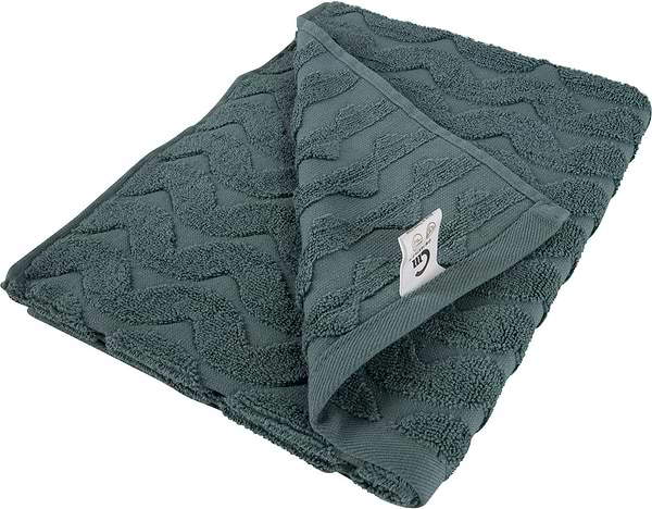 Фото - Полотенце для лица GM Textile махровое жаккардовое мятный (зигзаг) 50х90