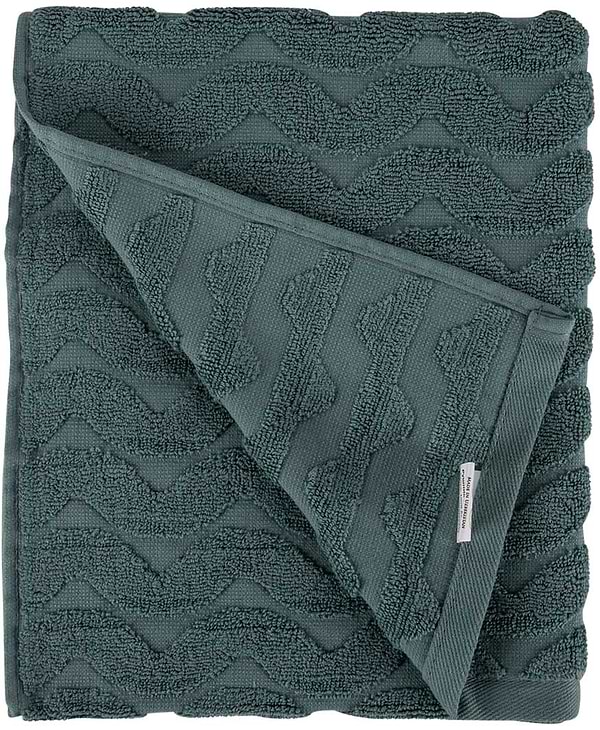 Фото - Полотенце для лица GM Textile махровое жаккардовое мятный (зигзаг) 50х90