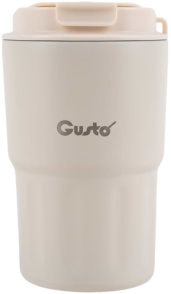 Фото - Термокружка Gusto GT123 Перерыв на кофе белый 350 мл Фото - Термокружка Gusto GT123 Перерыв на кофе белый 350 мл