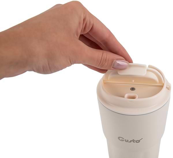 Фото - Термокружка Gusto GT123 Перерыв на кофе белый 350 мл