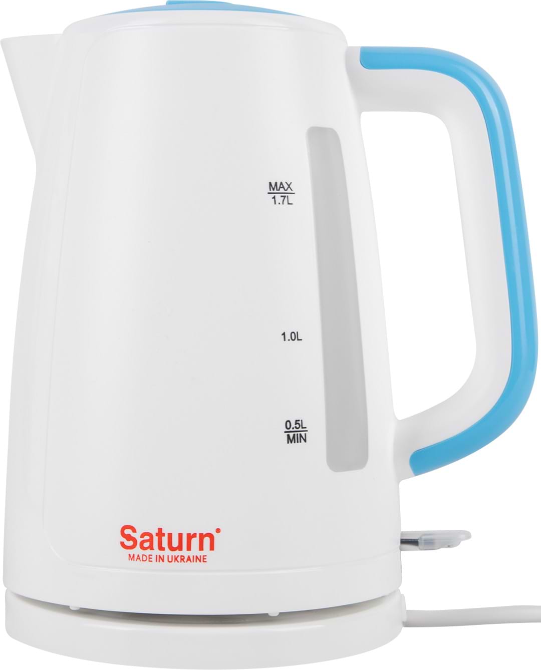 Электрический чайник Saturn ST-EK8435U White/Blue - Фото 1