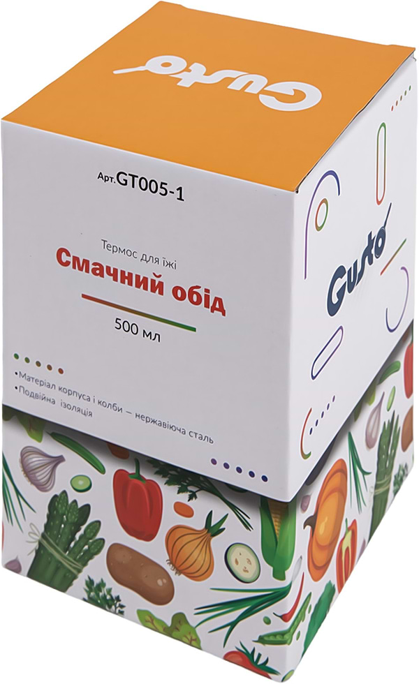Фото - Термос для продуктов Gusto Вкусный обед 500 мл (GT005-1)