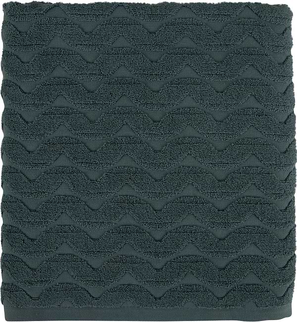Фото - Рушник банний GM Textile махровий жакардовий мятний (зігзаг) 100х150