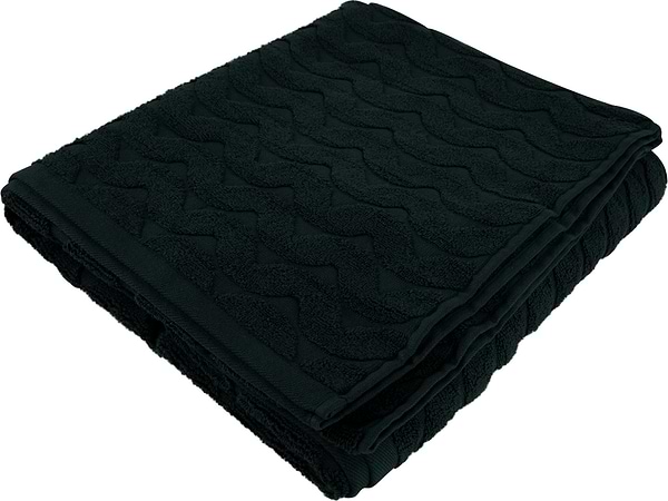 Фото - Полотенце банное GM Textile махровое жаккардовое зеленый (зигзаг) 100х150