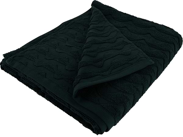 Фото - Полотенце банное GM Textile махровое жаккардовое зеленый (зигзаг) 100х150