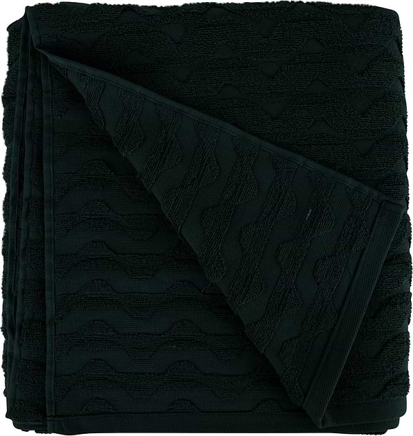 Фото - Полотенце банное GM Textile махровое жаккардовое зеленый (зигзаг) 100х150